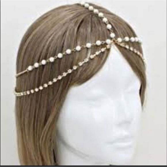 NWOT Pearl Head Chain - Picture 3 of 3